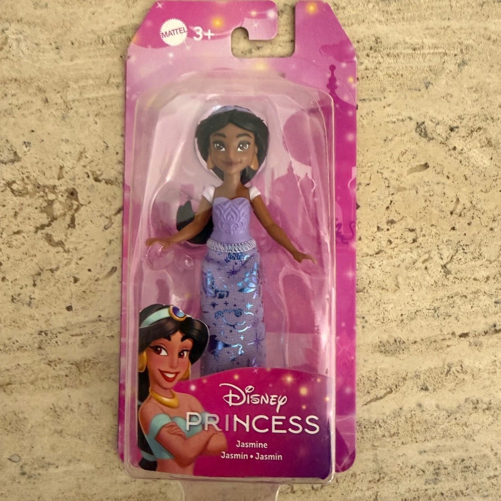 Disney Princess Jasmine Aladdin small doll 3.5"